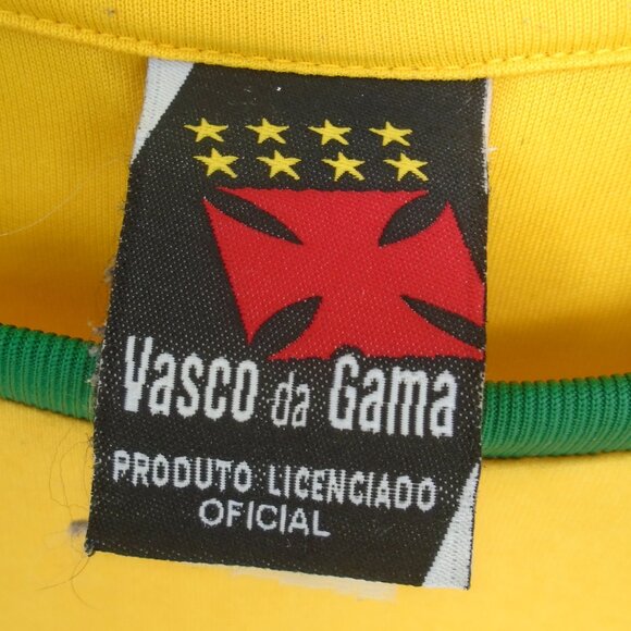 Vasco Da Gama Soccer Jersey Mens Size L Gold/Green - Picture 2 of 6
